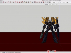 機動戰士高達模型渲染-RX-0X+Unicorn+Gundam（瞎做）