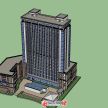 高层酒店模型