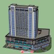 独栋商业酒店模型